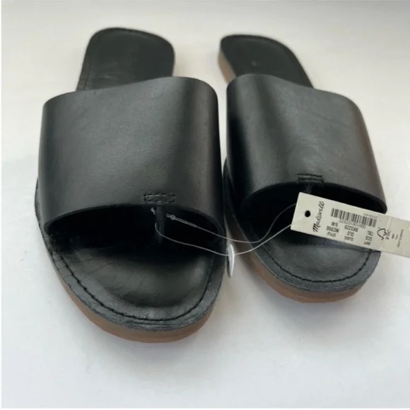 Madewell Boardwalk Sandal Black Size 6 NEW - Picture 3 of 4